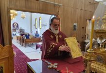 Света Литургија во црквата Света Злата Мегленска во Хоперс Кросинг (Недела на светите Праотци)