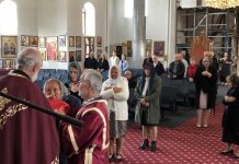 Света Литургија во Соборната црква во Сиденхам (24-та Недела по Педесетница)