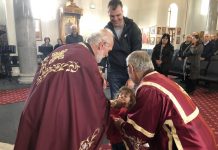 Света Литургија во Соборната црква во Сиденхам (Воведение на Богородица – Пречиста)