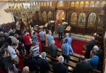 Света Литургија во црквата Света Петка во Мил Парк (Спомен на Свети Климент Охридски)