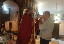 Света Литургија во манастирот Свети Прохор Пчински во Донибрук (24-та Недела по Педесетница)