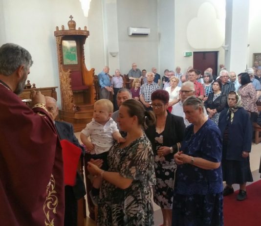 Молитвено одбележан храмовиот празник во црквата Свети Никола во Престон