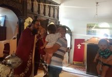 Света Литургија во манастирот Свети Прохор Пчински во Донибрук (Недела на светите Праотци)