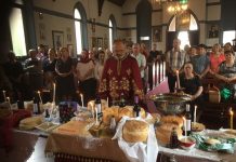 Молитвено одбележан храмовиот празник во црквата Свети Никола во Перт