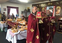 Света Литургија во црквата Света Богородица – Пречиста во Ливерпул (Спомен на Свети Никола)