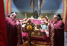 Света Литургија во црквата Свети Пророк Илија во Футскреј (Спомен на Свети Никола)