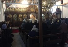 Света Литургија во црквата Света Петка во Мил Парк (Воведение на Богородица – Пречиста)