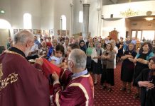 Богојавление во Соборната црква Раѓање на Пресвета Богородица во Сиденхам