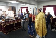 Света Литургија во црквата Света Богородица - Пречиста во Ливерпул (Собор на Св. Јован Крстител)