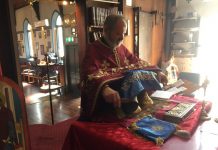 Света Литургија во црквата Свети Никола во Перт (Недела по Рождество Христово)