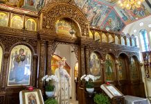 Света Литургија во црквата Света Петка во Мил Парк (Недела на Митарот и Фарисејот)