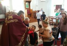 Света Литургија во црквата Свети Никола во Престон (Месопусна недела)