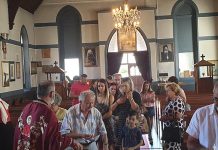 Света Литургија во црквата Свети Никола во Перт (Сиропусна недела)