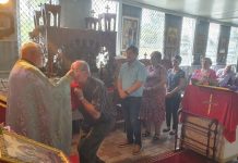 Света Литургија во црквата Успение на Пресвета Богородица во Бризбен (Сиропусна недела)