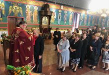 Света Литургија во црквата Свети Пророк Илија во Фуцкреј (Тодорова сабота)