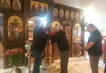 Света Литургија во манастирот Свети Прохор Пчински во Донибрук (Недела на Православието)