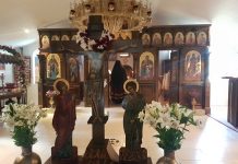 Велики Петок - Царски часови, вечерна и изнесување на Светата Плаштаница во манастирот Донибрук