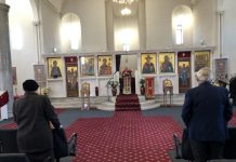 Света Литургија во Соборната црква во Сиденхам