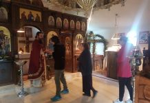 Света Литургија во манастирот Свети Прохор Пчински во Донибрук