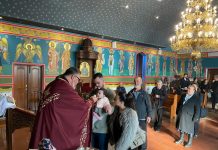 Света Литургија во црквата Свети Пророк Илија во Фуцкреј