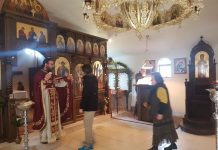 Заупокоена литургија во манастирот Свети Прохор Пчински во Донибрук