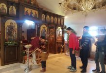 Света Литургија во манастирот Свети Прохор Пчински во Донибрук