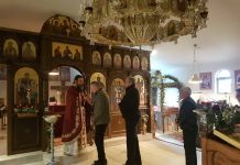 Света Литургија во манастирот Свети Прохор Пчински во Донибрук