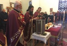 Прославен празникот на преподобен Наум Охридски во неговиот манастир во Роклин