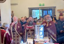 Прославен празникот на преподобен Наум Охридски во неговиот манастир во Роклин