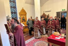 Прославен празникот на преподобен Наум Охридски во неговиот манастир во Роклин