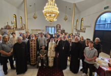 Вечерна богослужба во храмот „Света Злата Мегленска“ во Хоперс Кросинг – Мелбурн