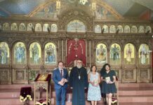 Во посета на храмот Свети Илија во Футскрај