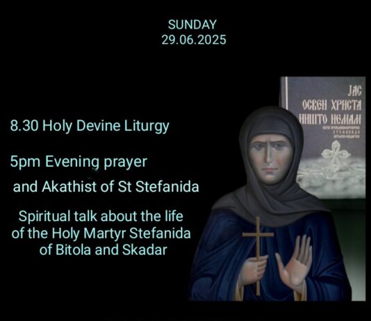 Предавање по повод новоканонизираната светителка Света Стефанида Битолско – Скадарска