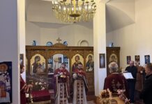 Свети Наум прославен во манастирот во Роклин