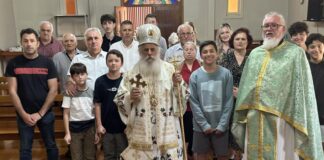 Архиерејска Литургија на Свети Јован Крстител во Аделаид, Јужна Австралија