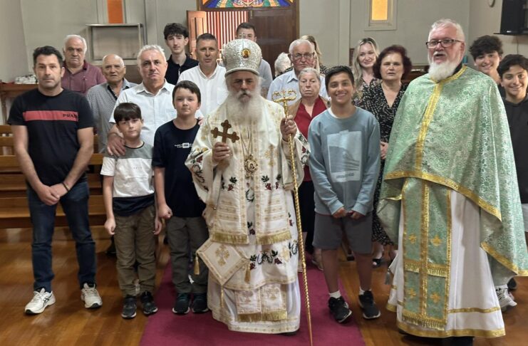 Архиерејска Литургија на Свети Јован Крстител во Аделаид, Јужна Австралија