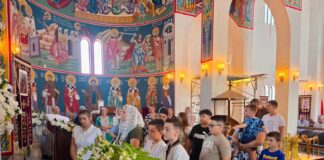 Недела на Митарот и Фарисејот и Молебен за учебната година во Перт