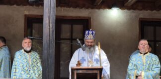 Света Архиерејска Литургија во манастирот на Матка