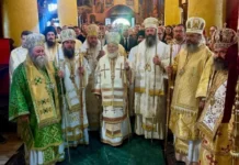 Митрополитот г. Никола сослужуваше во манастирот св. Јоаким Осоговски
