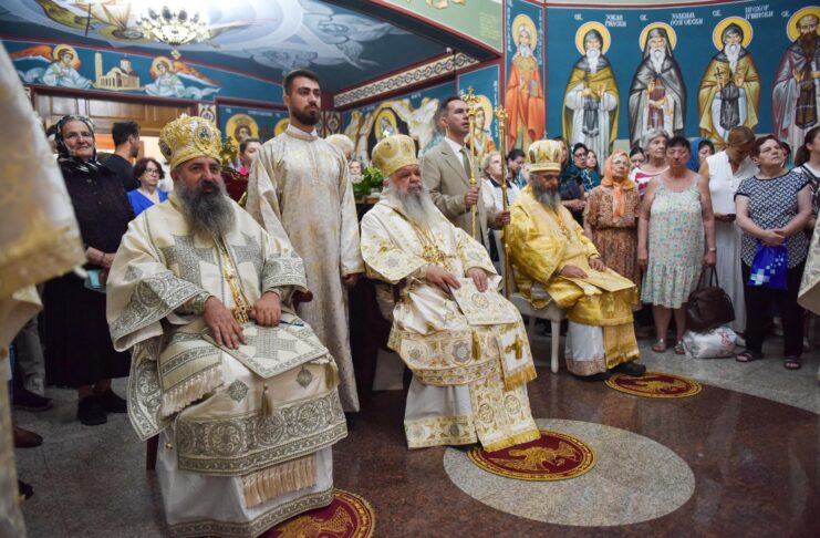 Архиерејска Литургија за Илинден во храмот „Свети Илија“ во н. Аеродром, Скопје