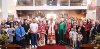 Митрополитот г. Никола отслужи Света Литургија во Престон