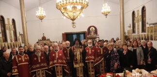Митрополитот г. Никола богослужеше во Вереби